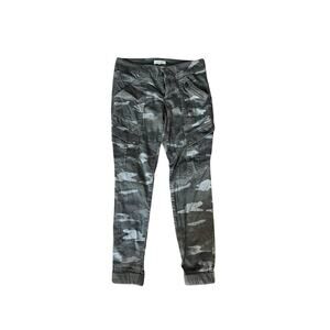 Jolt Cropped Cargo Gray Camo Pants 7